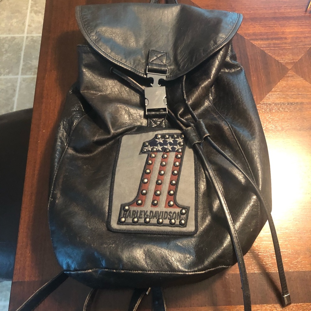 Authentic Harley-Davidson Leather Bag